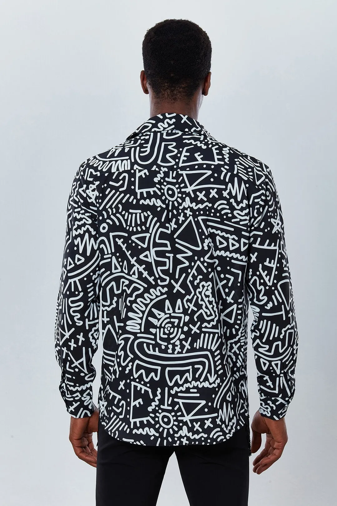 Hypnotic Graphic Long Sleeve Shirt - Dear Deer