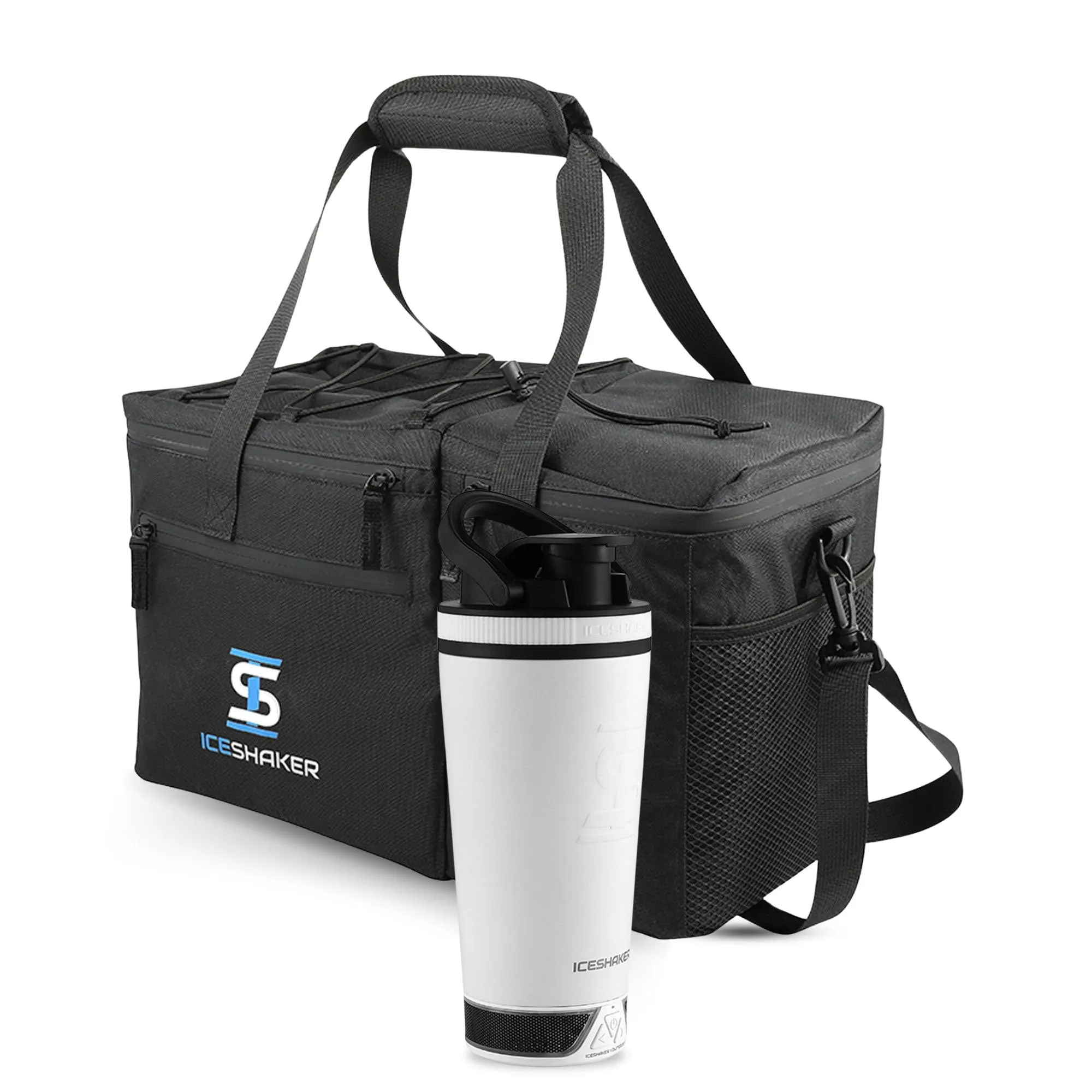 Ice Shaker Ultimate Bundle: Speaker Bottle & Duffel Bag