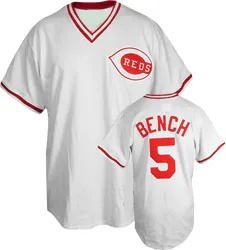 Johnny Bench Cincinnati Reds Home Jersey