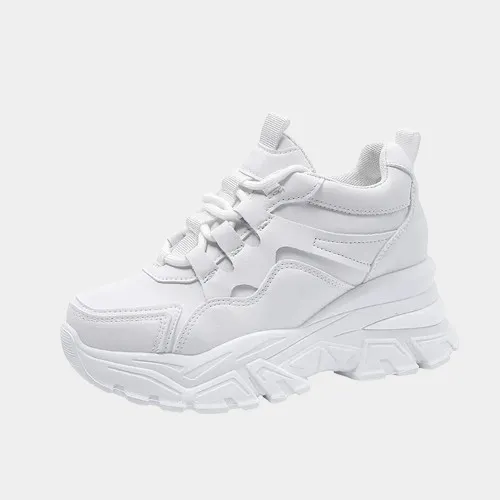 Joskaa 2024 New Chunky white platform sneakers