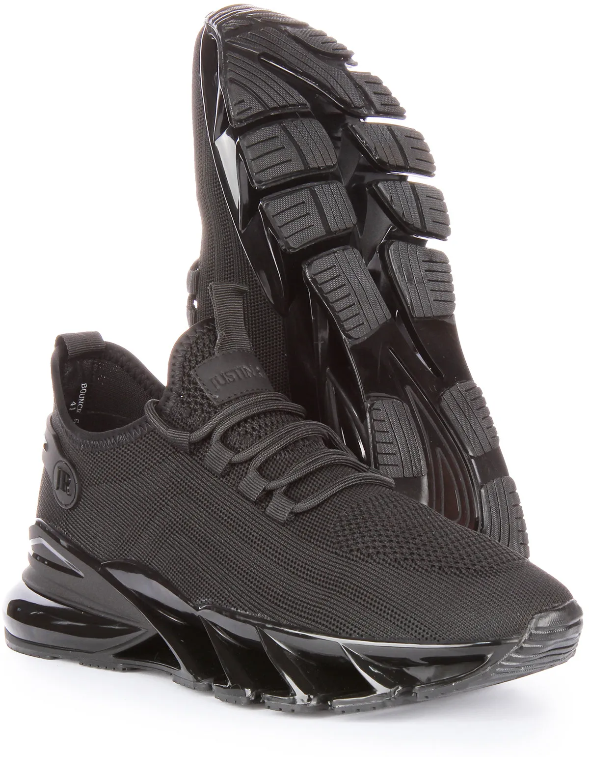 Justinreess England Bounce 5 Running Trainer In Black