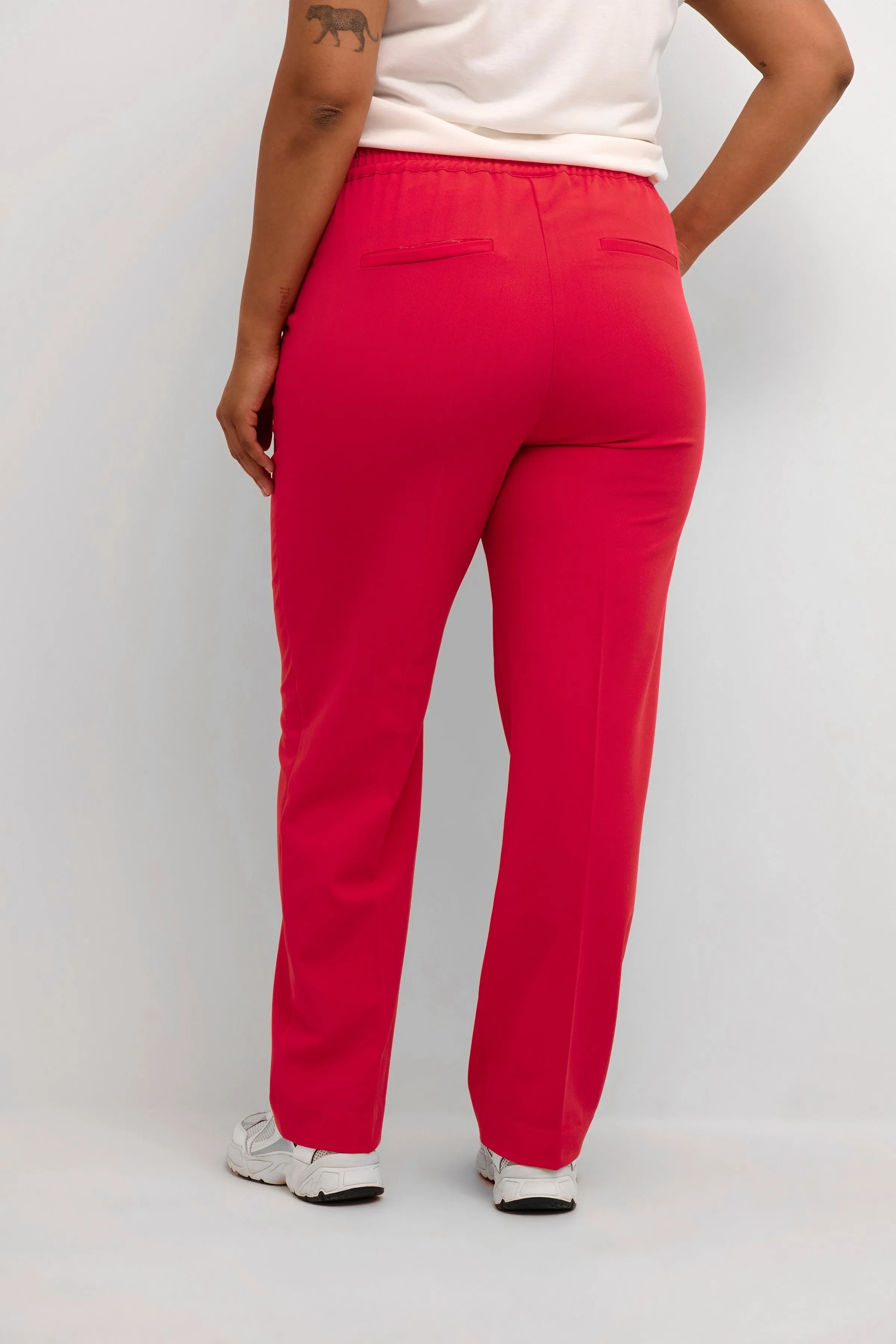 Kaffe Curve Sakira Trousers in Pink