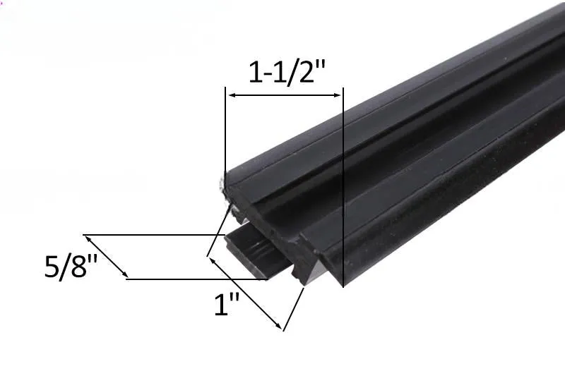 Kawneer Black 48" Commercial Door Sweep