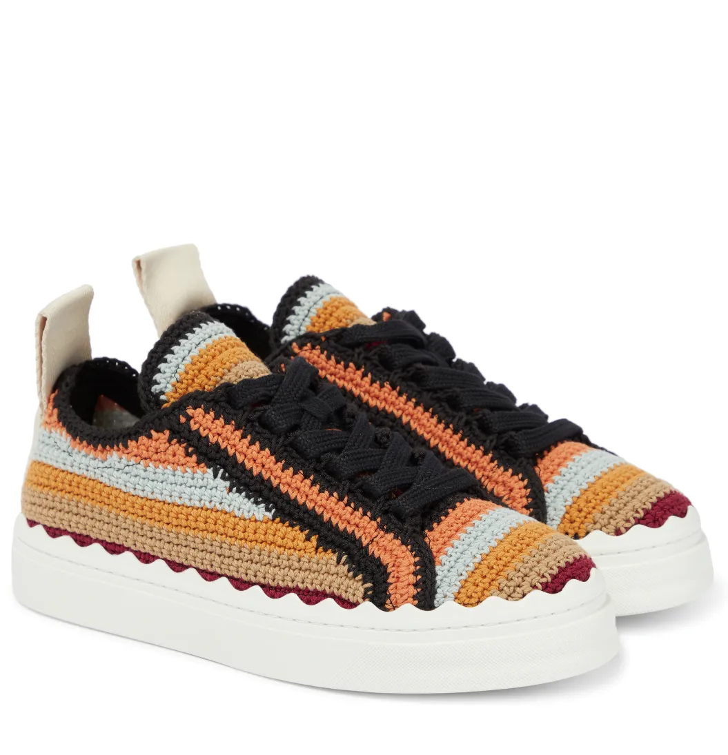 Lauren Crochet Sneakers, Multi