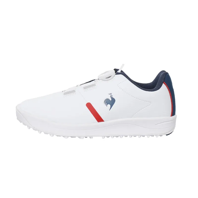 LE COQ SPORTIF GOLF Biarritz Unisex Spikeless Shoes (White/Navy)