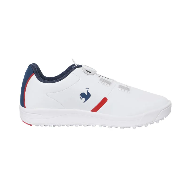 LE COQ SPORTIF GOLF Biarritz Unisex Spikeless Shoes (White/Navy)