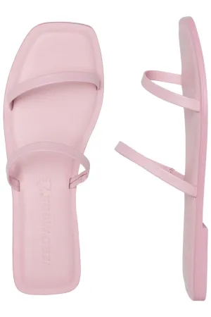 Leather Sandals - Roseate Spoonbill