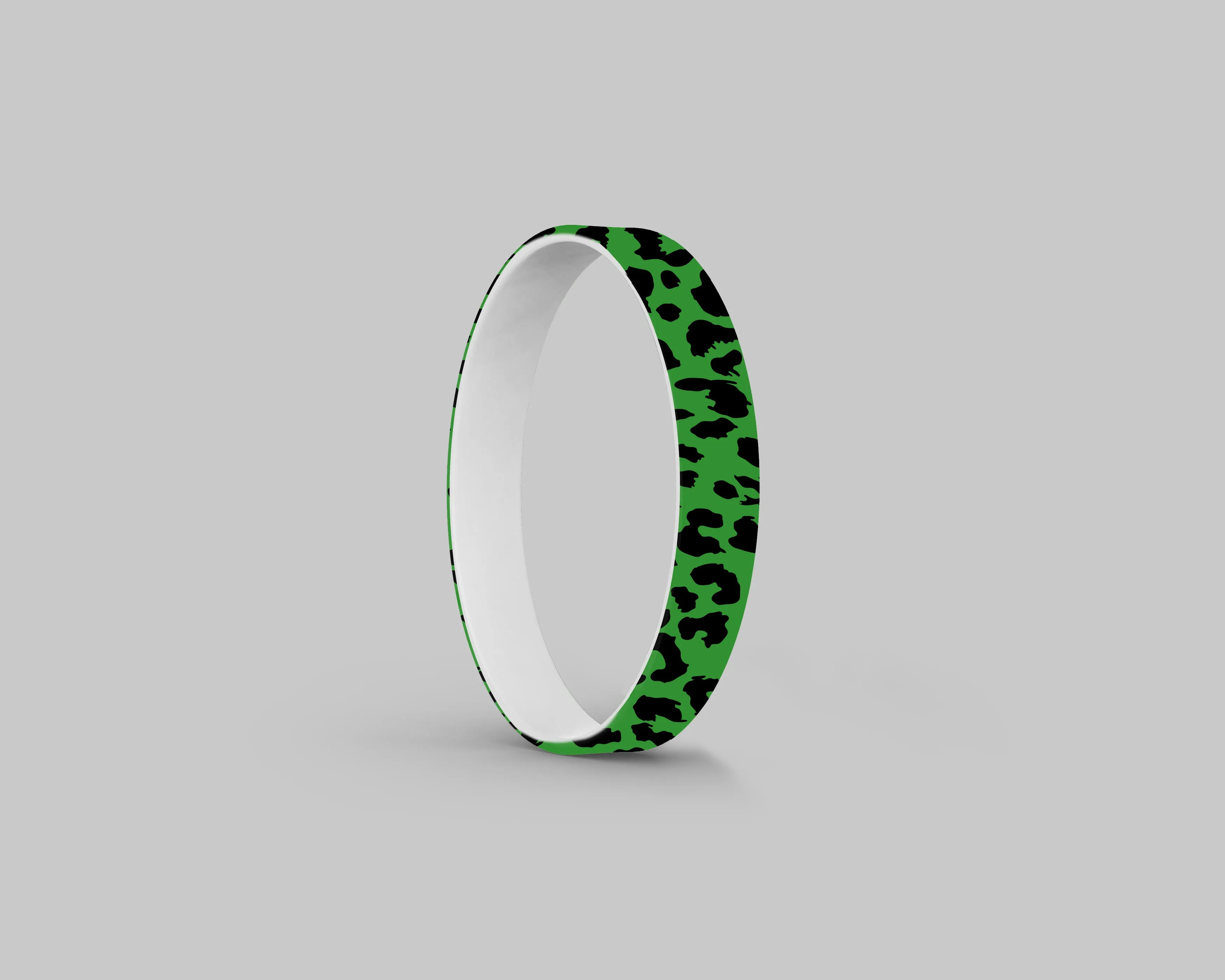 Leopard Print Silicone Bracelet Stacks Multiple Colors Available