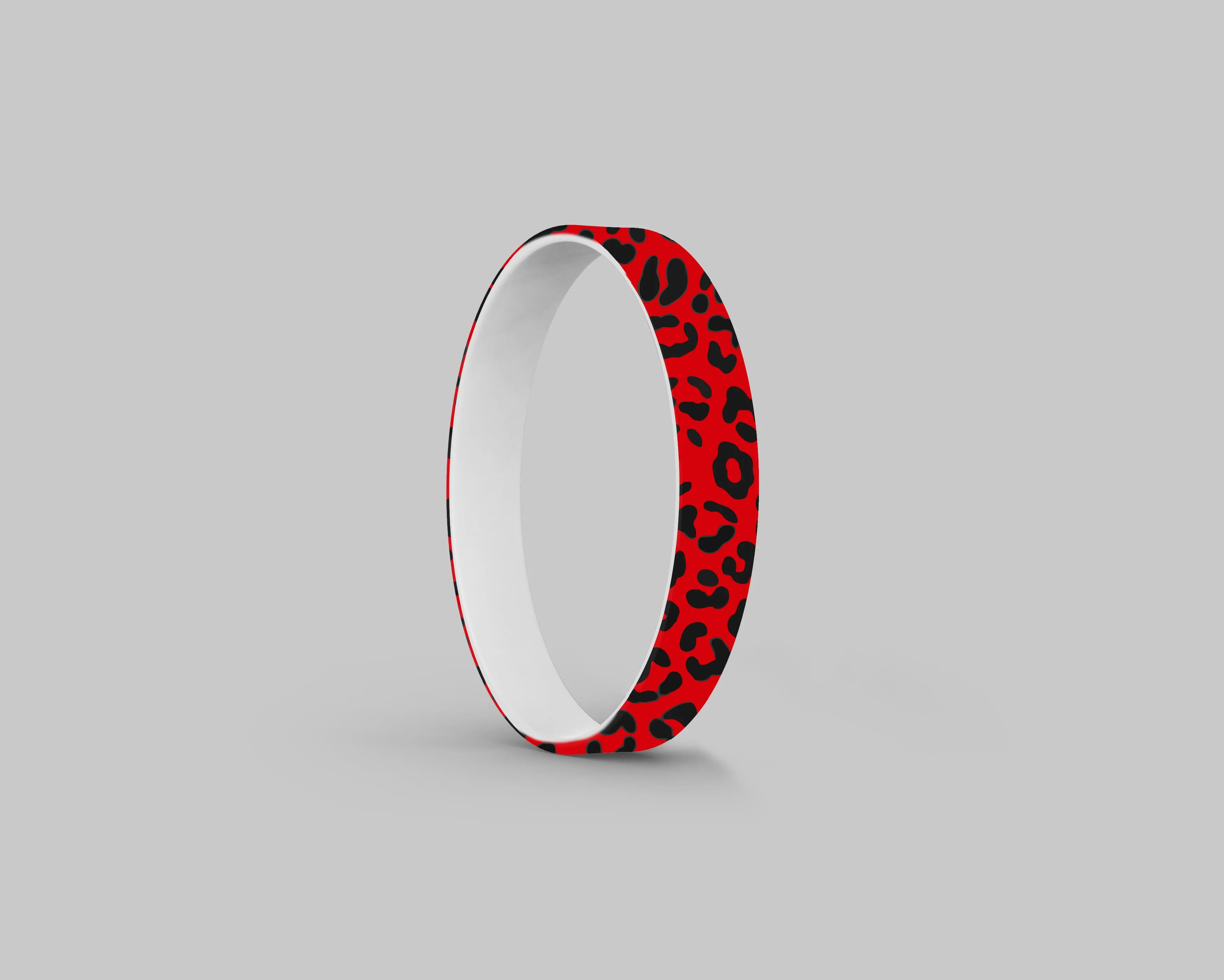 Leopard Print Silicone Bracelet Stacks Multiple Colors Available