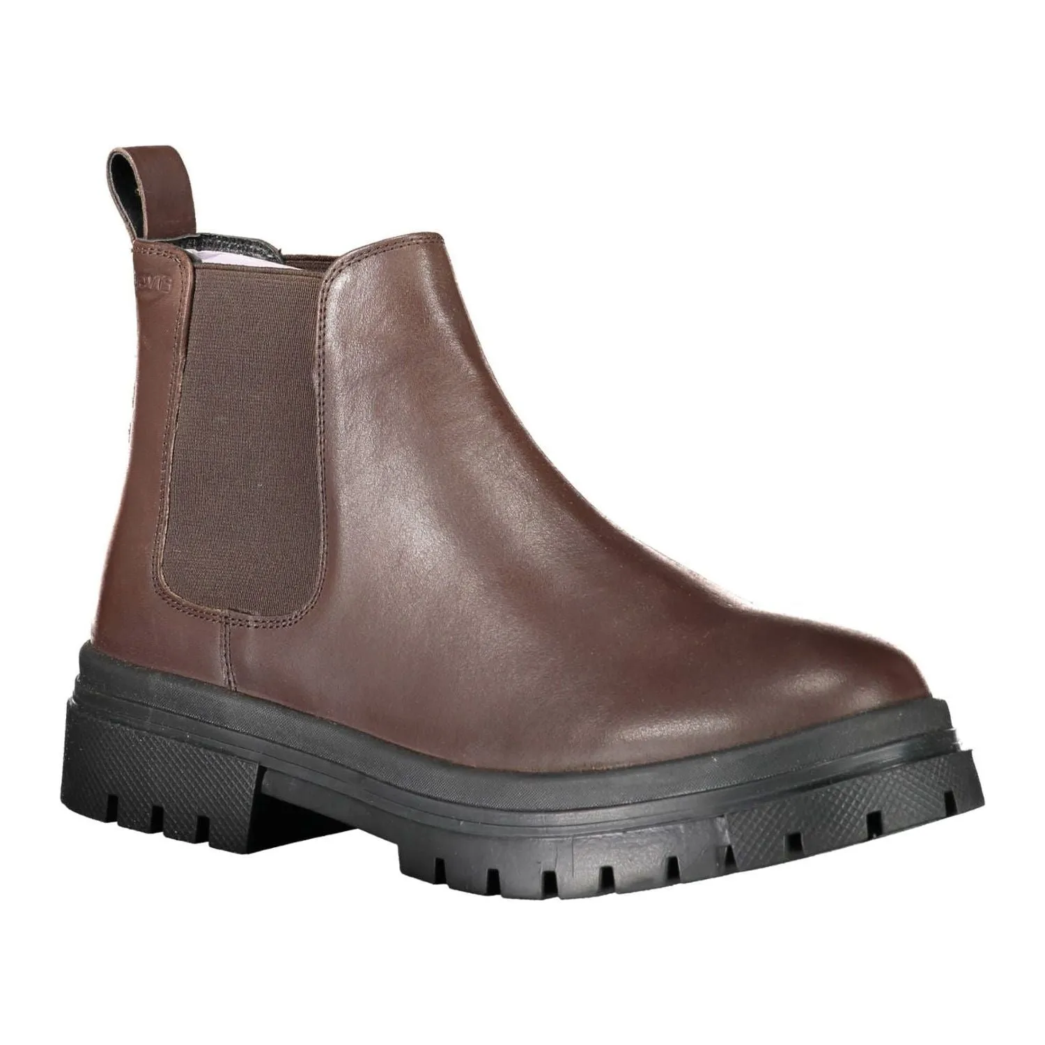 Levi's Brown Leather Men Boot