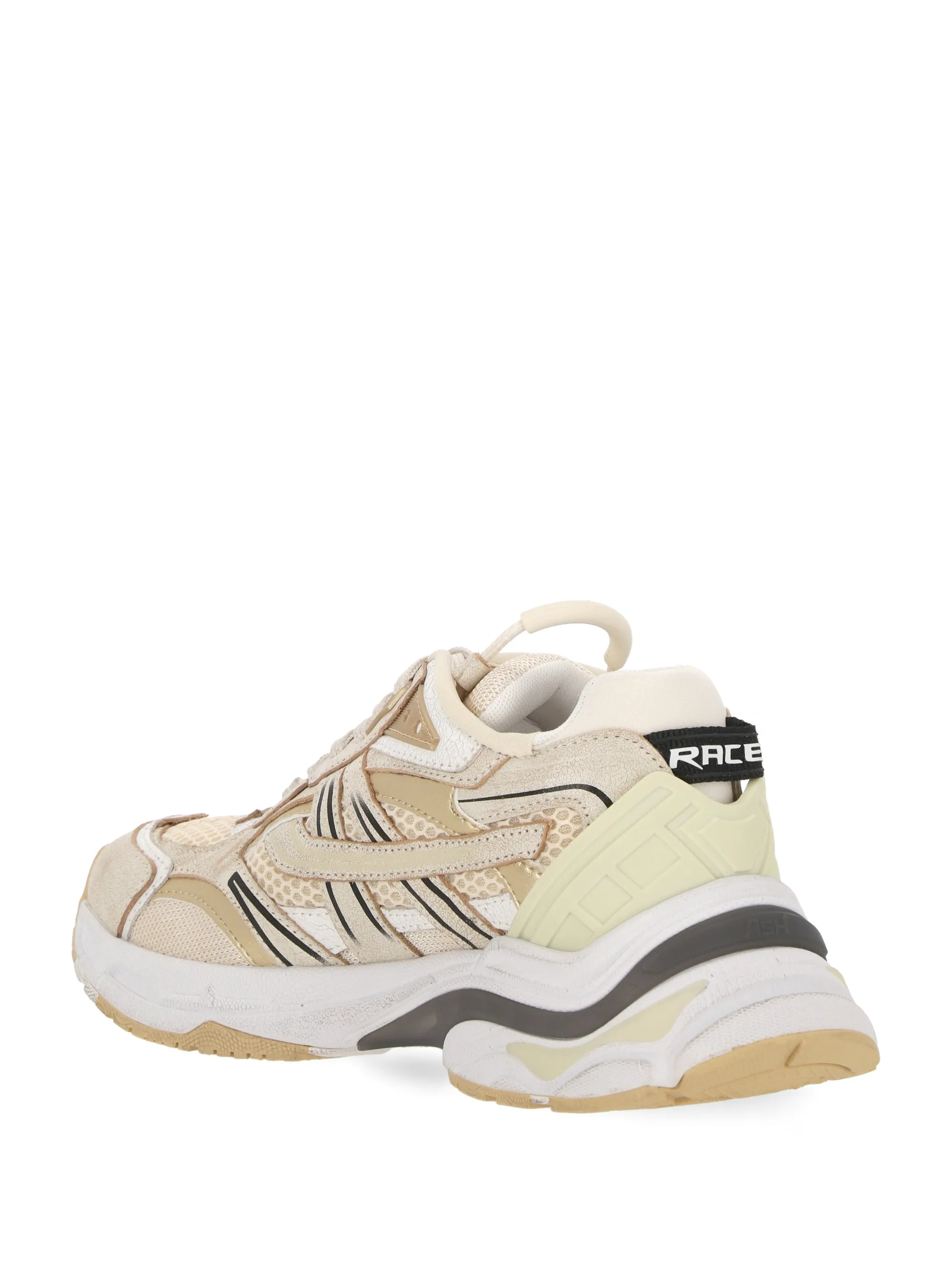 Light Beige and Multicolour Sneakers