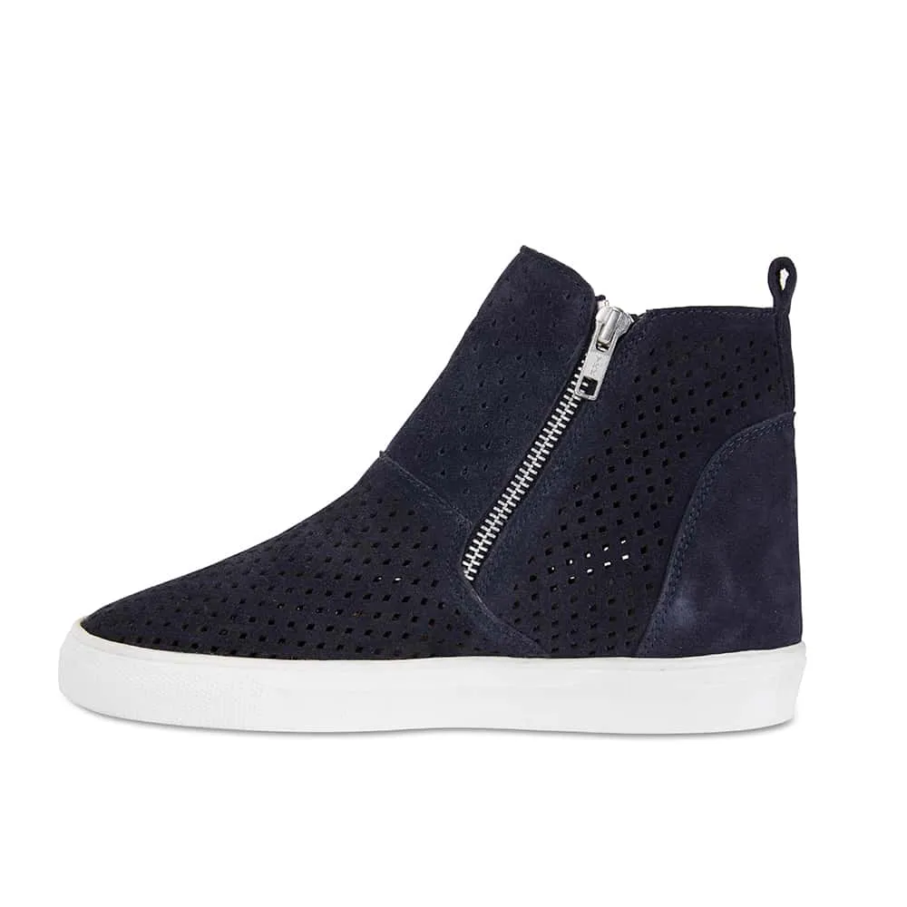 Loyal Boot in Navy Smooth