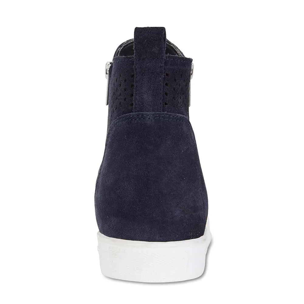 Loyal Boot in Navy Smooth