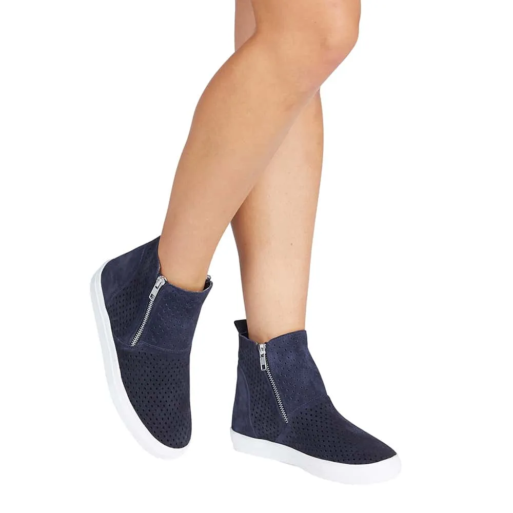 Loyal Boot in Navy Smooth