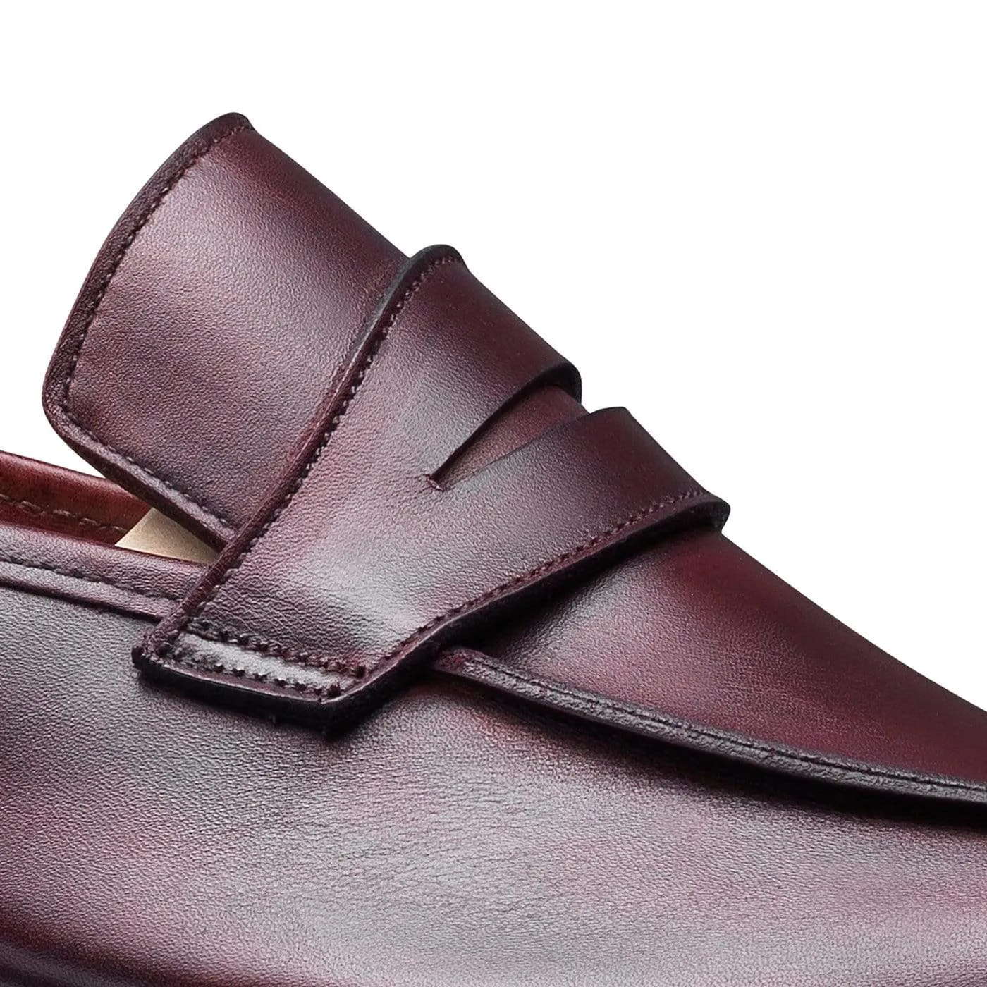 Lucy Burgundy Burnished Calf