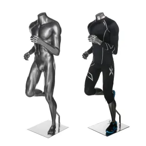 Male Sports Headless Running Mannequin MM-HEF63