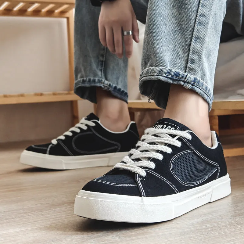 Men Fashion Casual Breathable Skate Sneakers