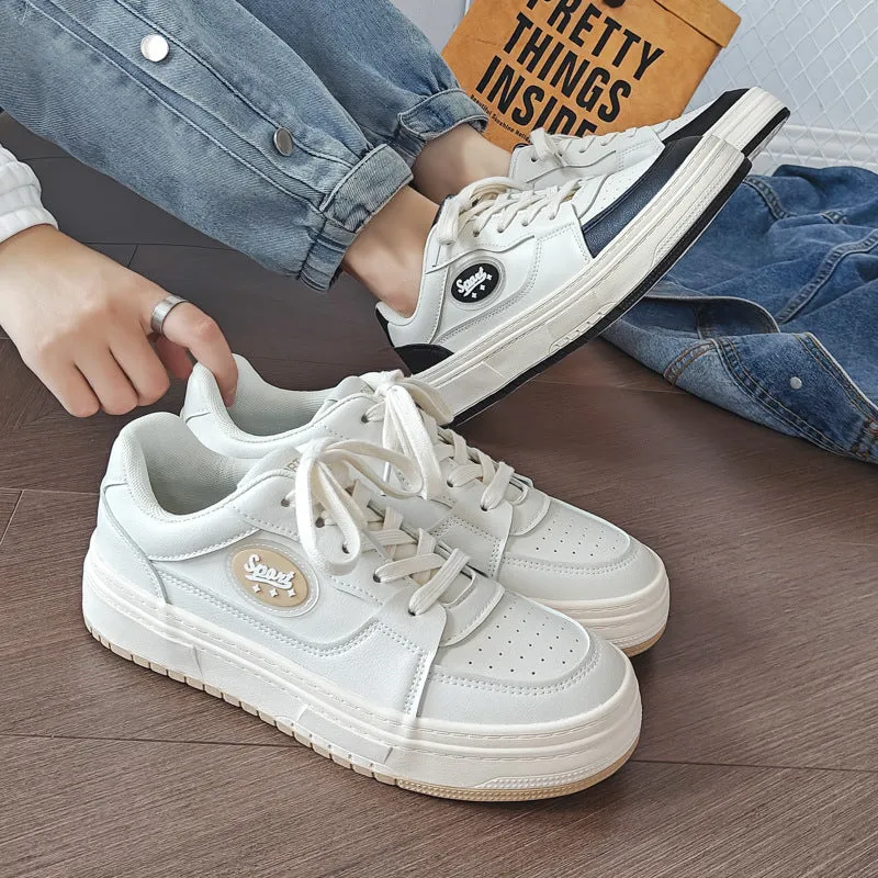 Men Fashion Flat Skate Shoes Casual Sneakers