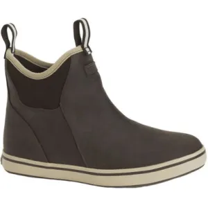 MEN'S 6 IN LEATHER ANKLE DECK BOOT