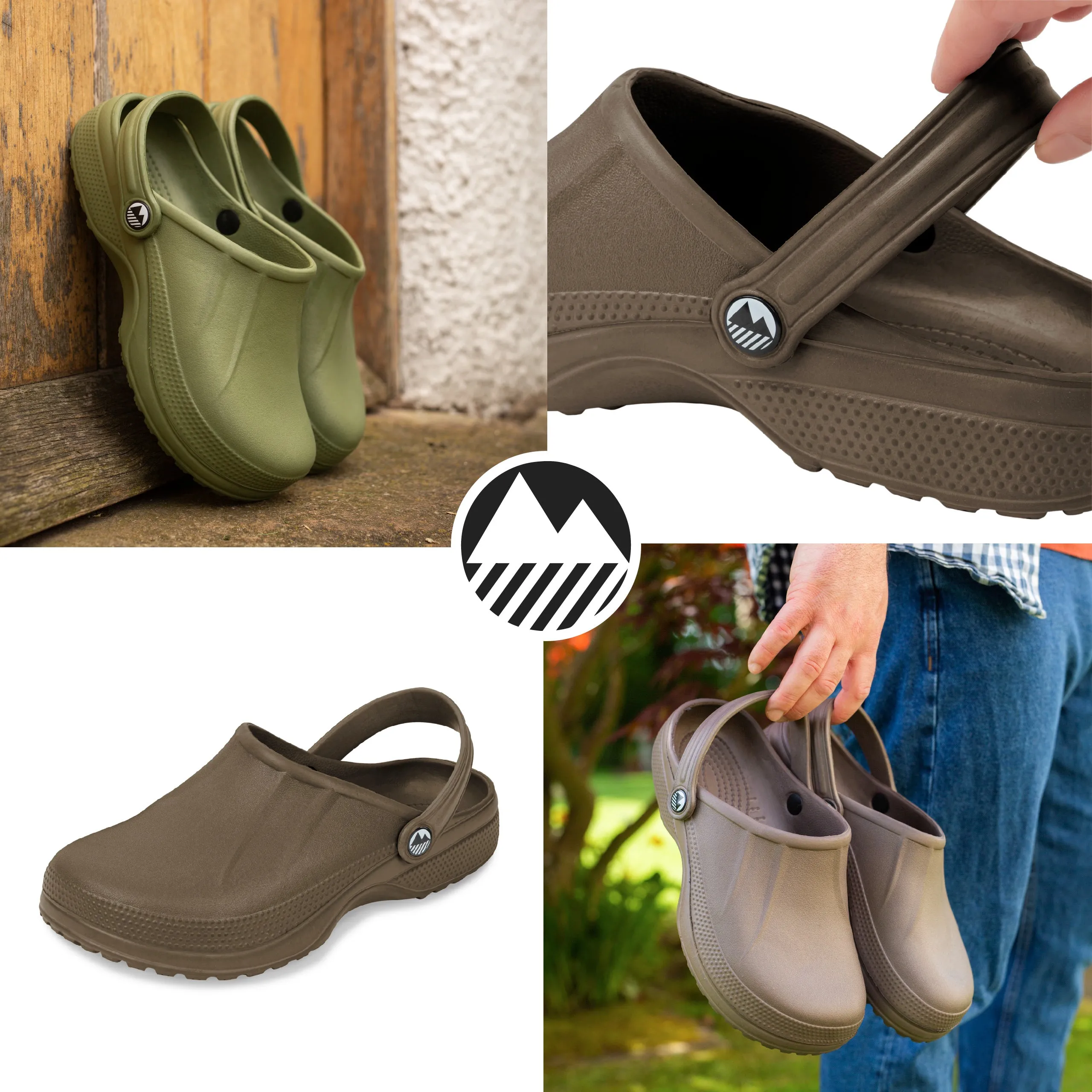 Men's Allonby Classic Garden Clogs - Wide Fit