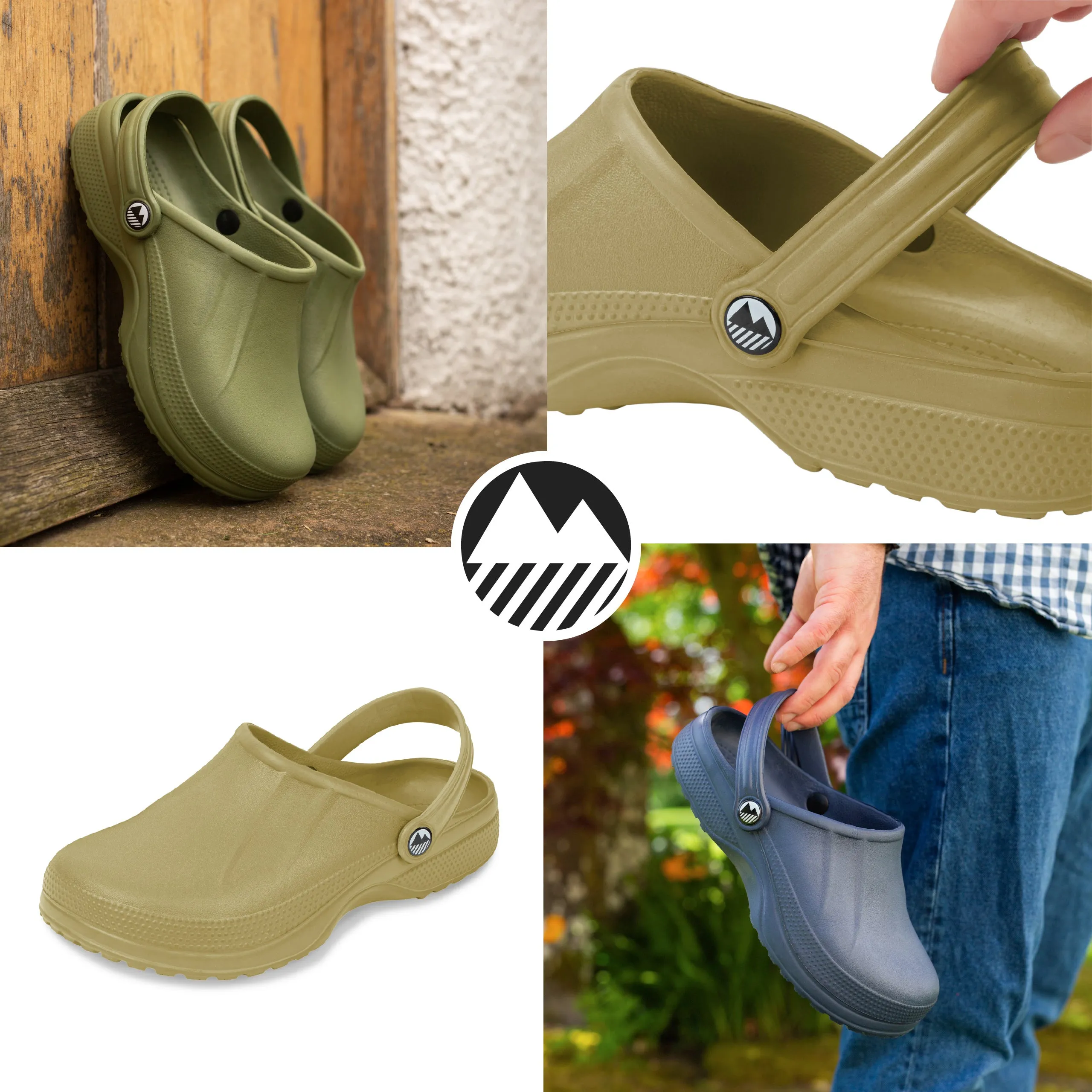 Men's Allonby Classic Garden Clogs - Wide Fit