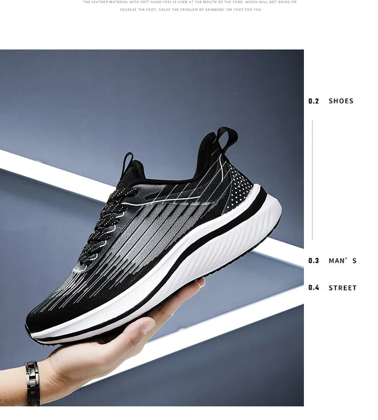 Men's and Women's Running Shoes Walking Sports Mesh Breathable Comfortable Lightweight Fashion Sneakers