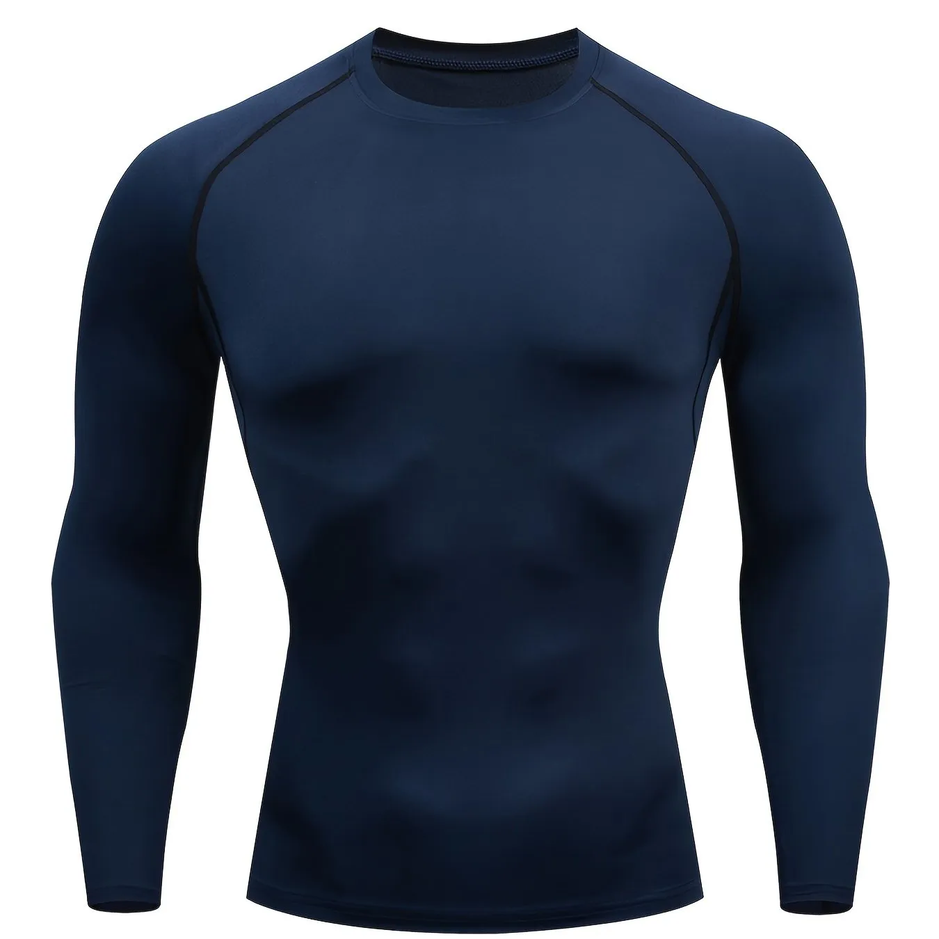 Men's Compression Long Sleeve Athletic Workout Top