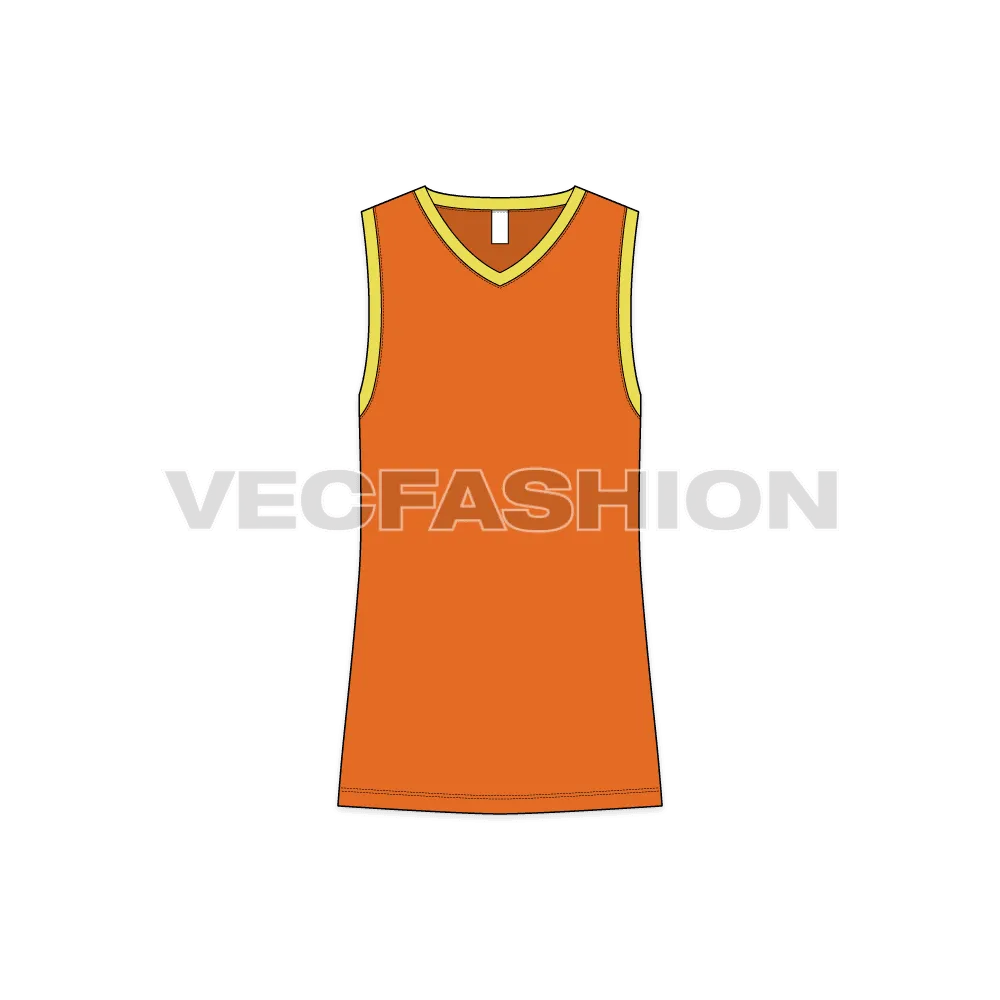 Mens V-neck Gym Tank