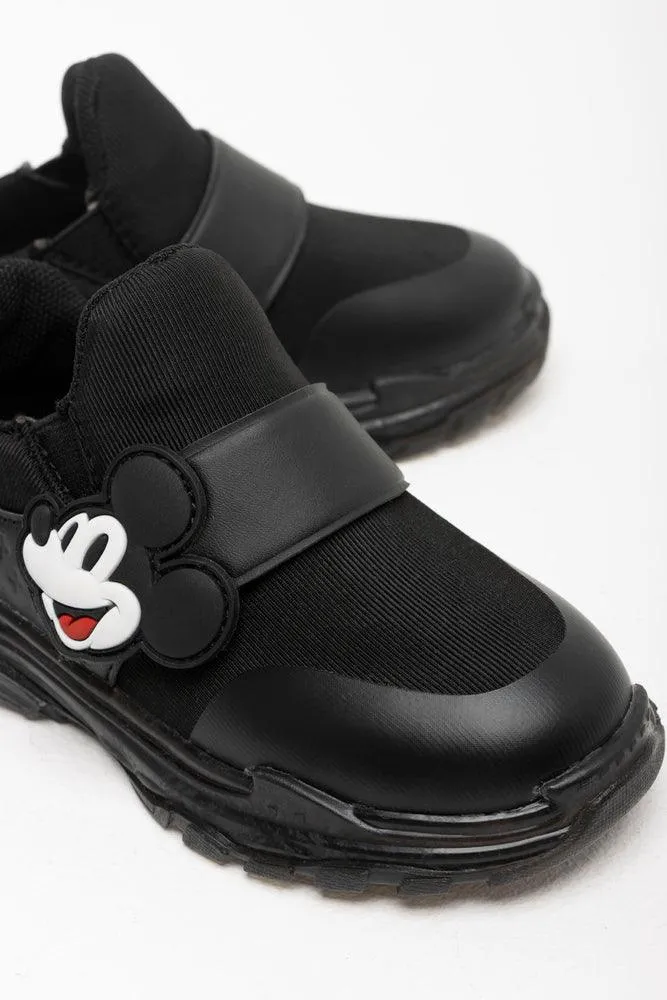 Mickey Mouse Light Up Sneaker Black