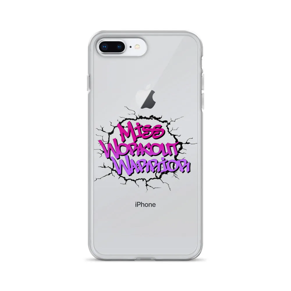 Miss Workout Warrior - iPhone Case