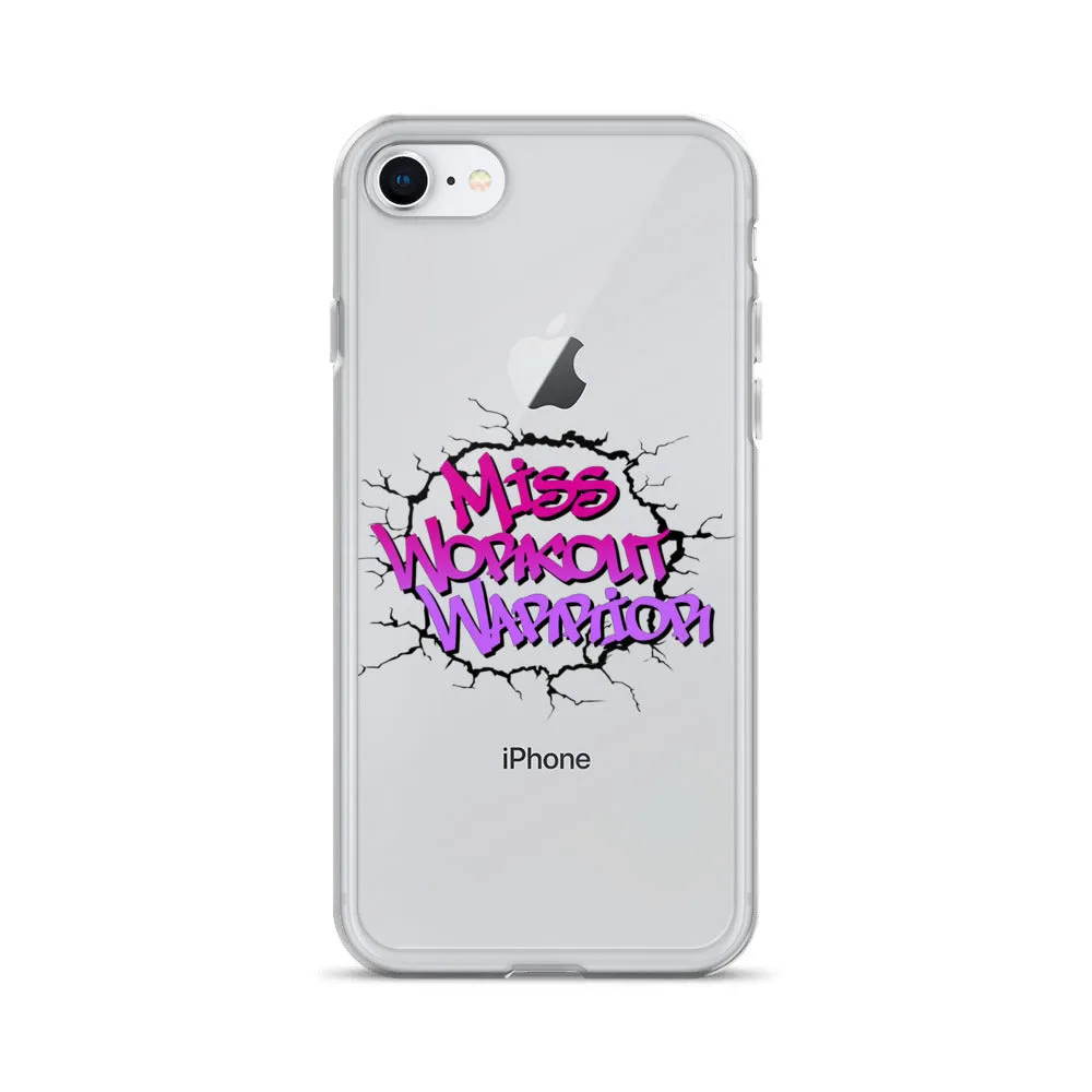 Miss Workout Warrior - iPhone Case