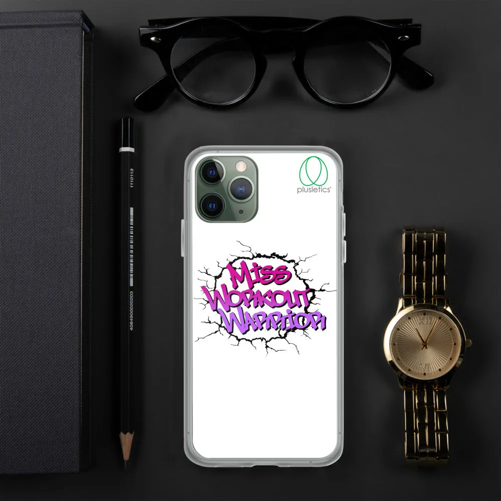 Miss Workout Warrior - iPhone Case