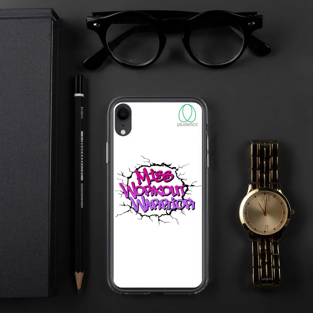 Miss Workout Warrior - iPhone Case