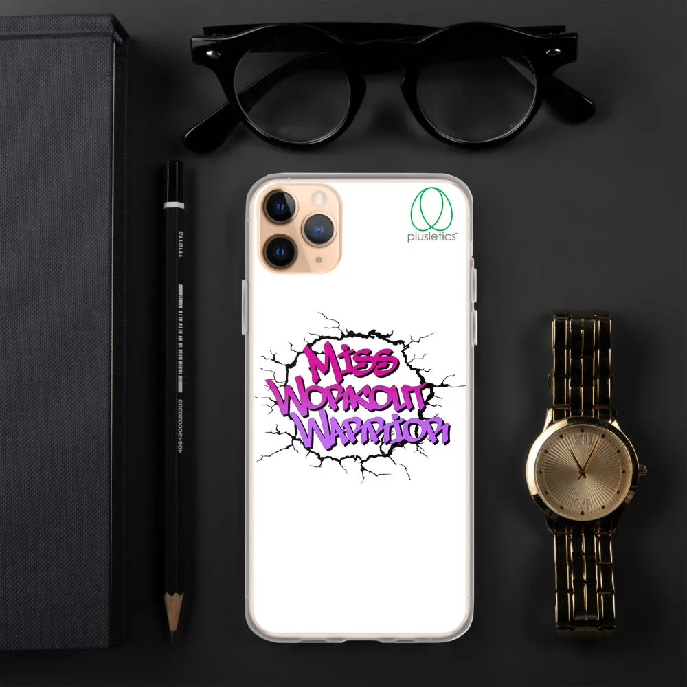 Miss Workout Warrior - iPhone Case