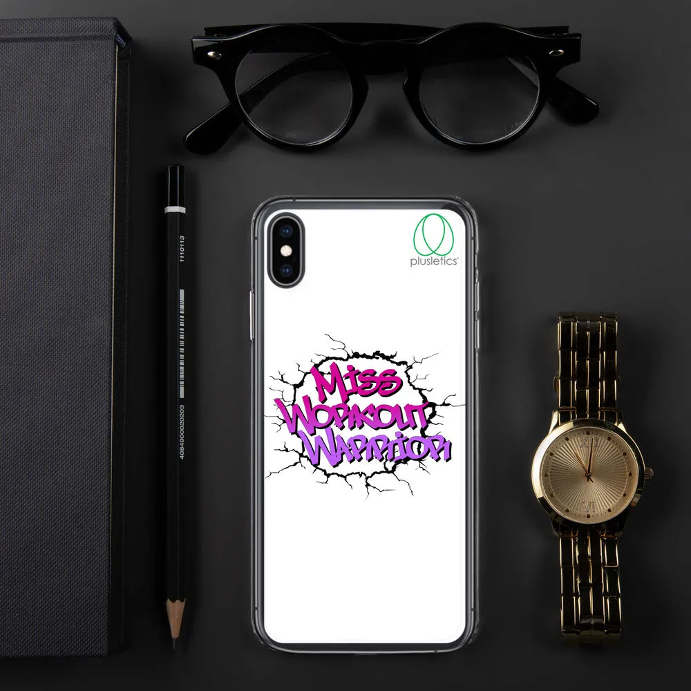 Miss Workout Warrior - iPhone Case