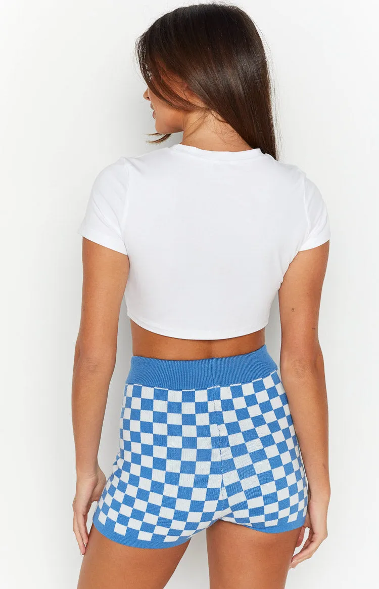 Miyah Blue Bike Shorts