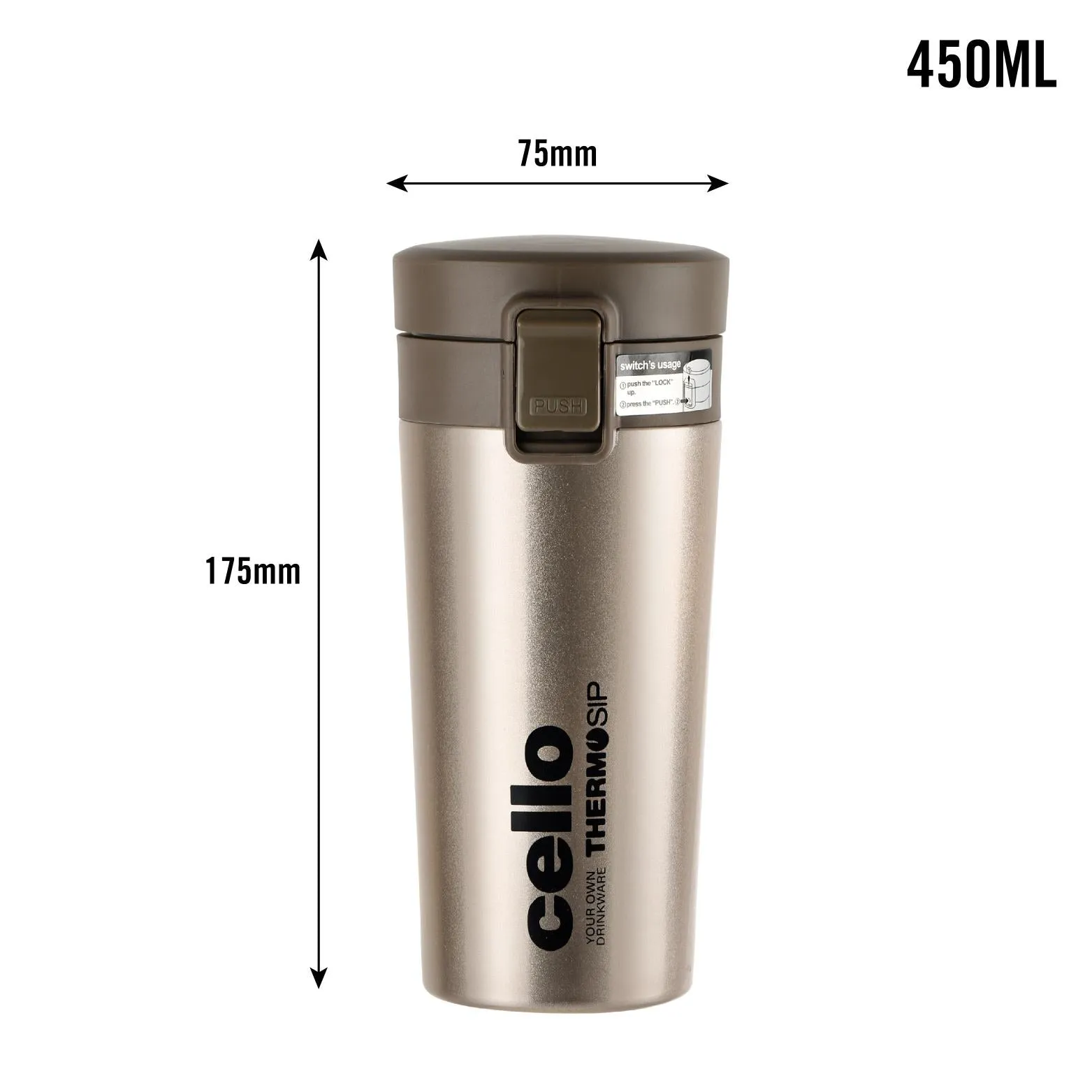 Monty Flask, Vacusteel Water Bottle