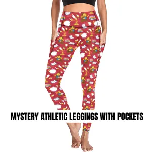 Mystery Women's Athletic Leggings Wth Pockets