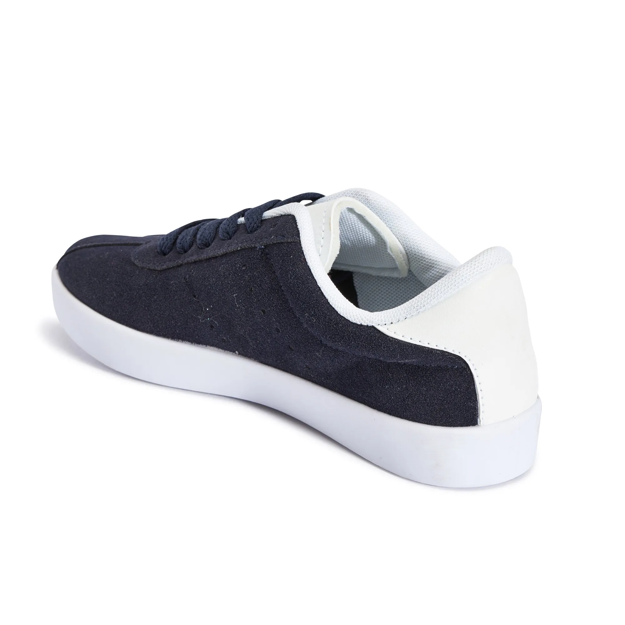 Navy Chunky Lace Up Trainer