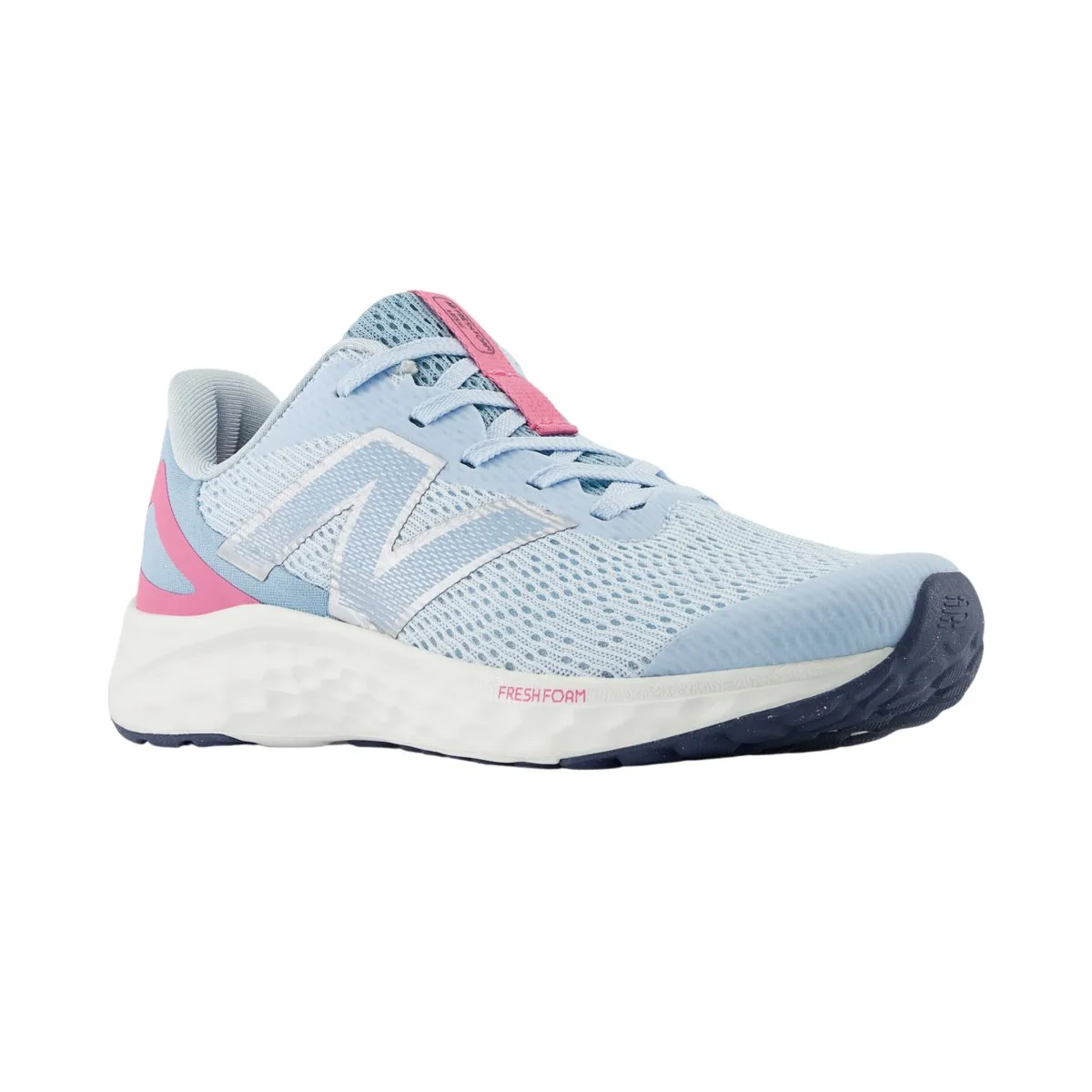 New Balance Girl's (Grade School) Fresh Foam Arishi v4 GPARIYB4 Quarry Blue/Real Pink/Chrome Blue