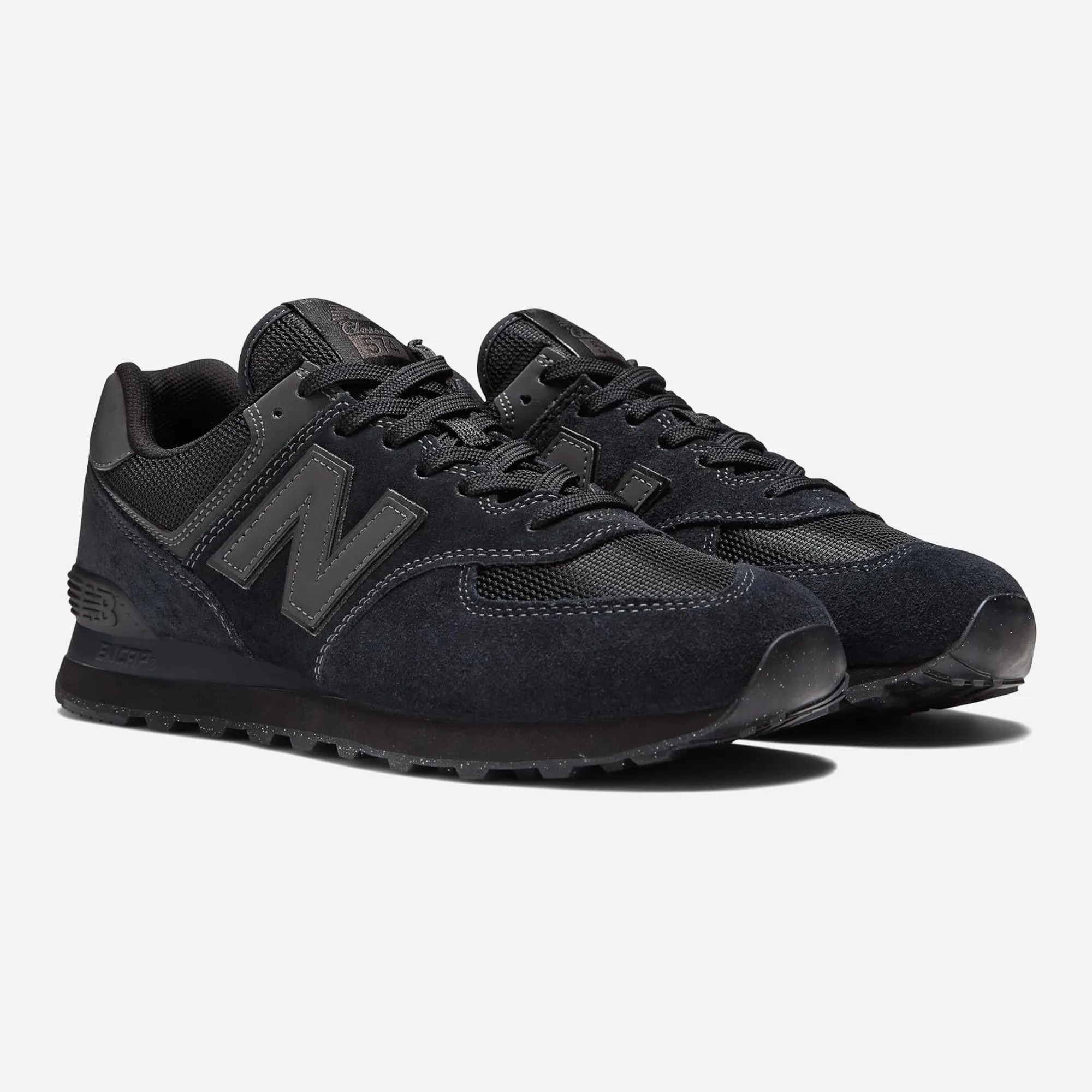 New Balance Men'S Black 574 Sneakers