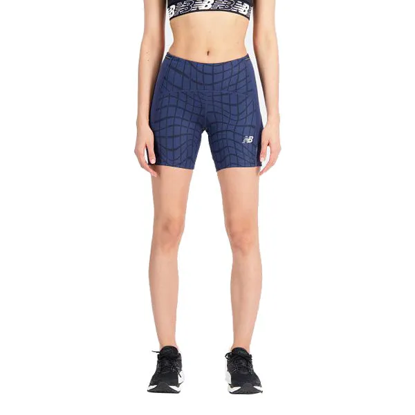 New Balance Printed Impact Run Fitted Womens Running Short