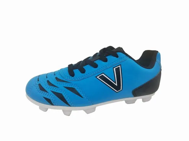 New Victor Sierra Kids Cattura MD Jr Soccer Shoes Blue/Black Size 8T