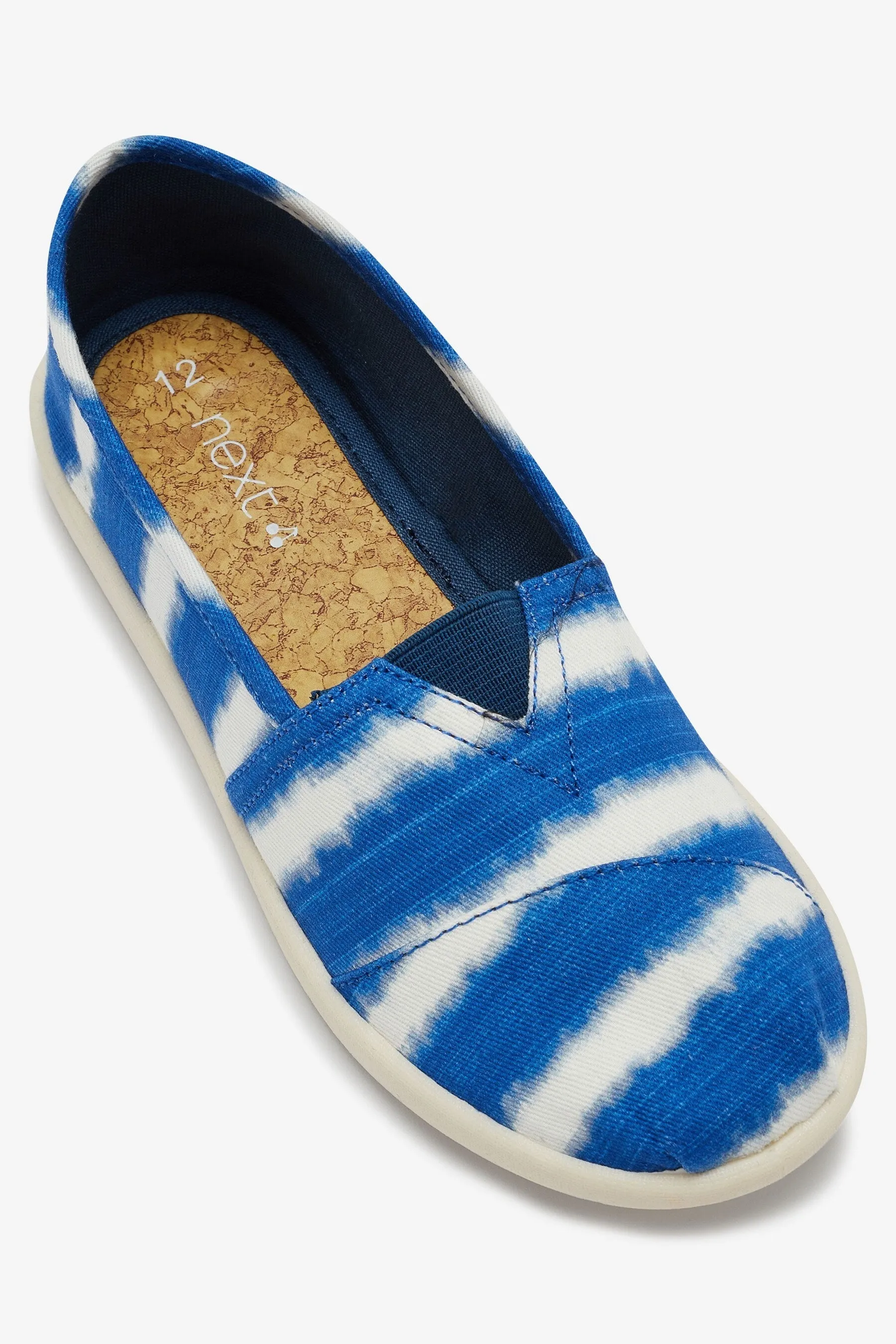 Next Blue Tie Dye Slip-On Canvas Boys / Girls Pumps