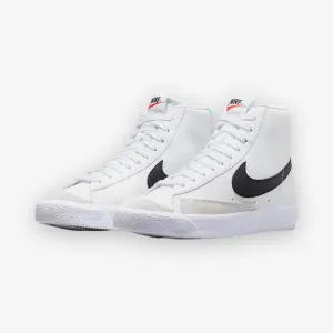 Nike Blazer Mid '77 GS White Black Blue Lightning Grade School DA4086-108