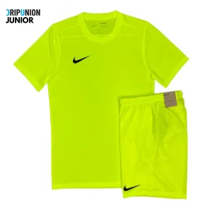 Nike Junior Dri-Fit Tshirt / Shorts Set - Volt Green