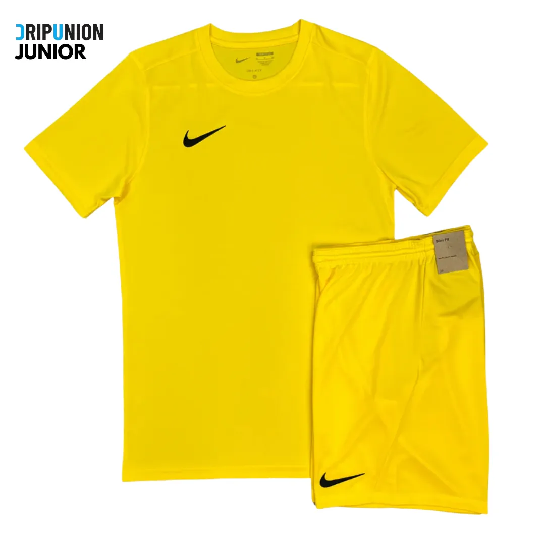 Nike Junior Dri-Fit Tshirt / Shorts Set - Yellow