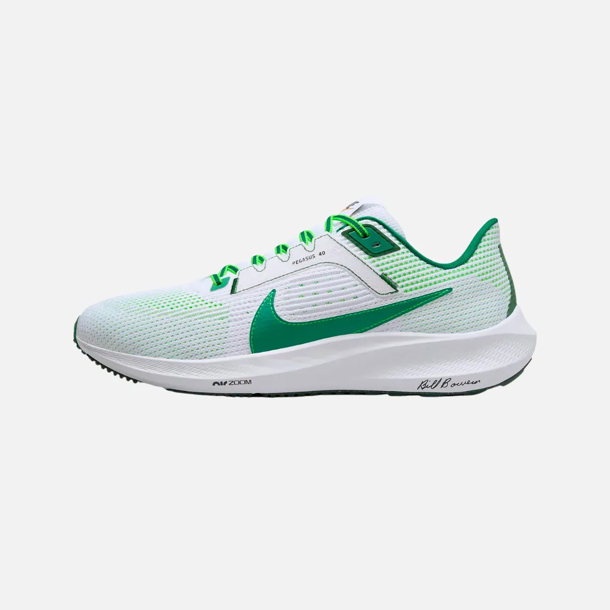 Nike Pegasus 40 Premium Men's Road Running Shoes -White/Fir/Green Strike/Malachite