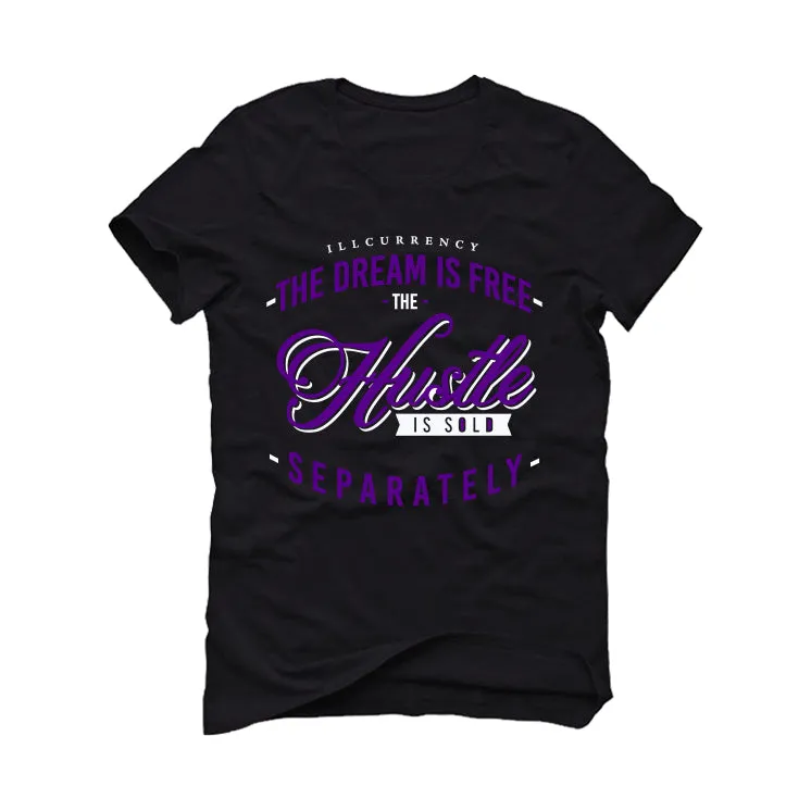 Nike SB Dunk Low “Court Purple” | illcurrency Black T-Shirt (The dream is free)