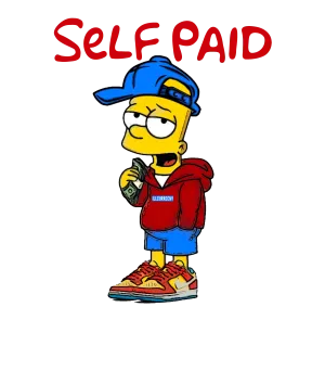 NIKE SB DUNK LOWS (BART SIMPSON) | ILLCURRENCY White T-Shirt (Self Paid Simpson)